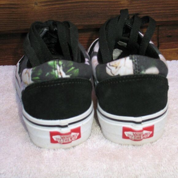 Vans Old Sckool Black Floral Sneakers - Picture 4 of 8